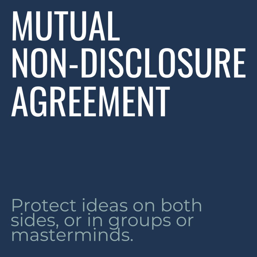Mutual NonDisclosure Agreement Template product image