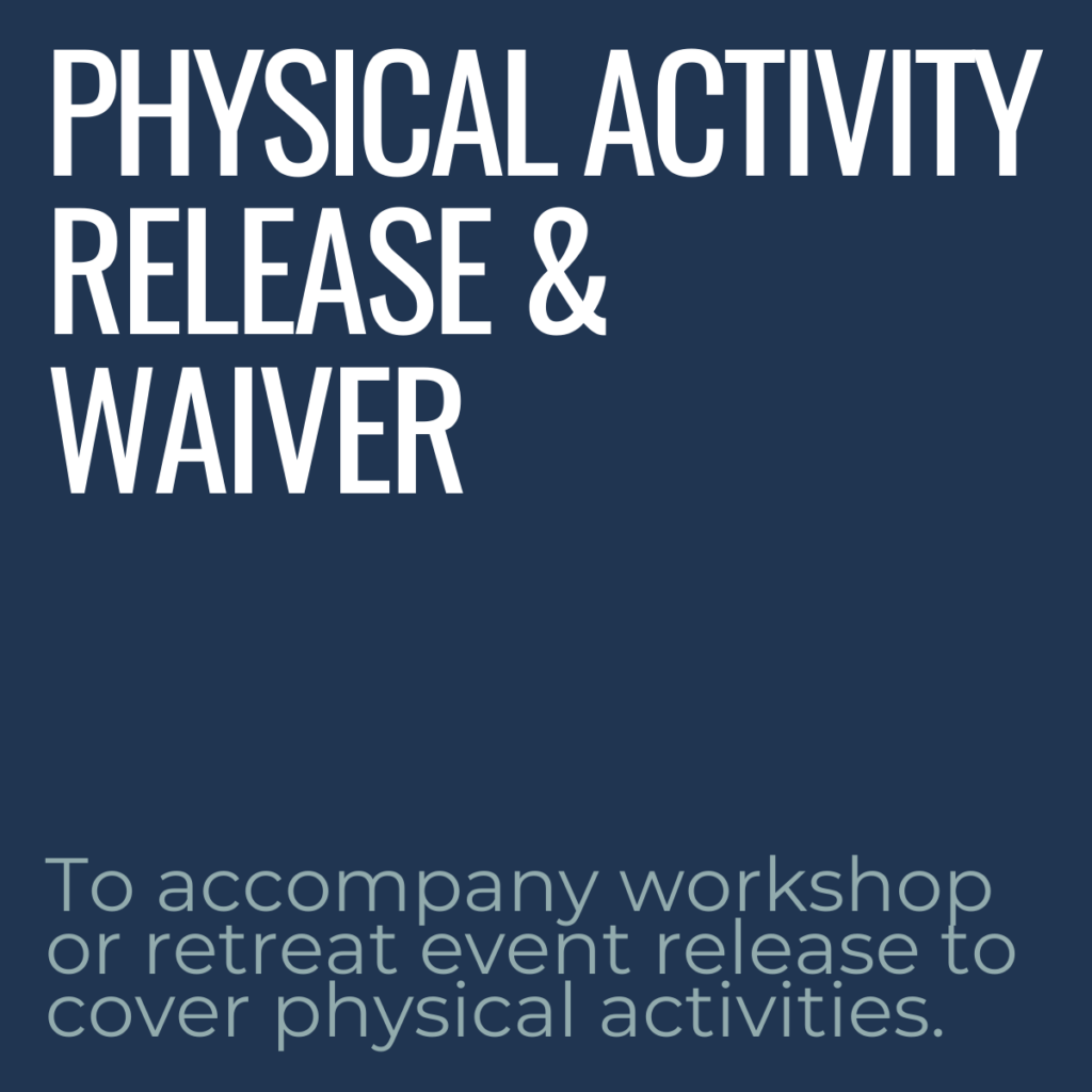 Physical Activity Release & Waiver