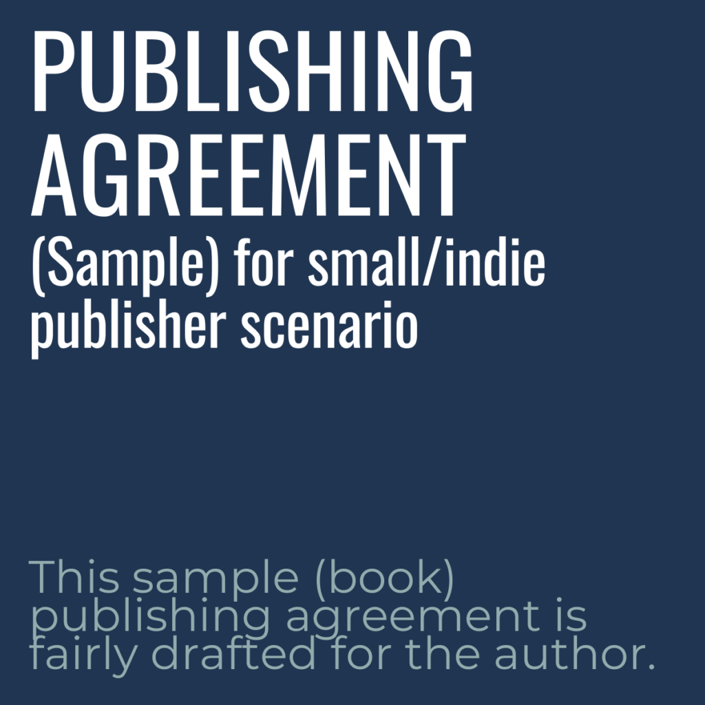 Publishing Agreement template product image