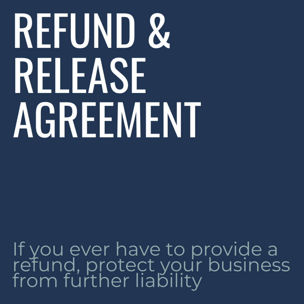 Refund & Release Agreement Template product image