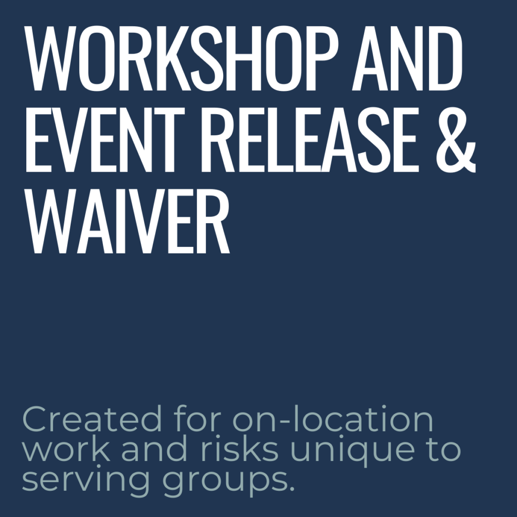 Workshop & Event Release & Waiver Template